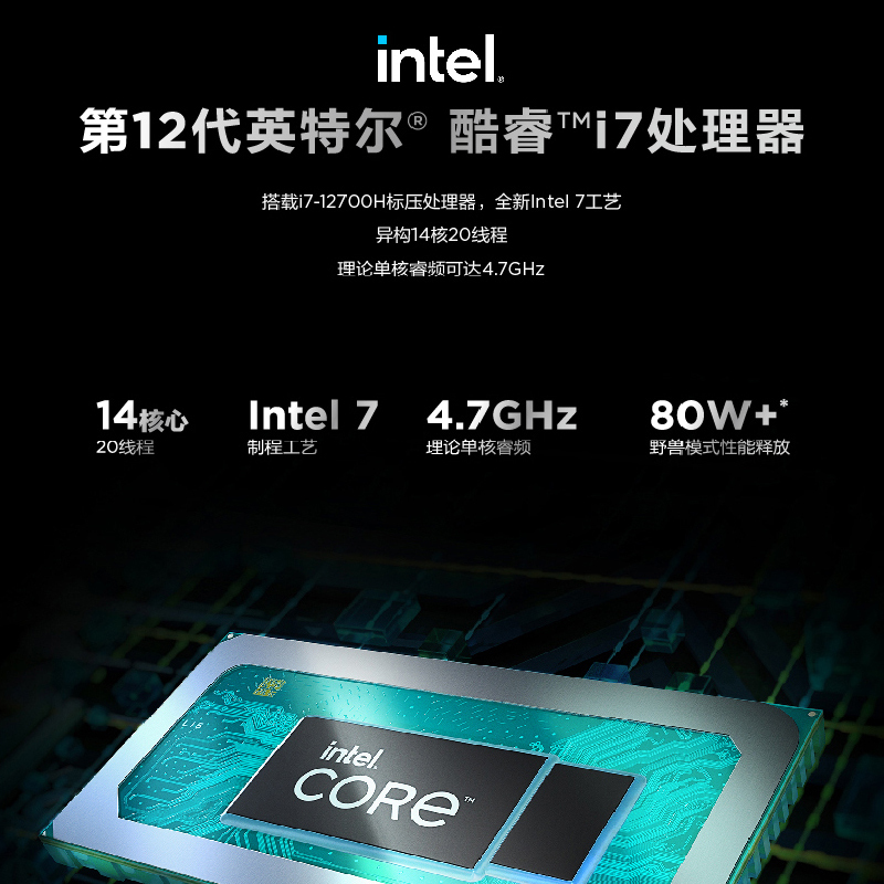 联想(Lenovo)拯救者Y9000X 2022 16英寸游戏笔记本电脑(12代酷睿 i7-12700H 16G 512G RTX3060 2.5k 165Hz)钛晶灰