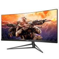 飞利浦猛腾 34英寸 21:9超宽2K带鱼屏 144Hz 1ms HDR 多源同屏 电竞吃鸡曲面显示器 345M1CR