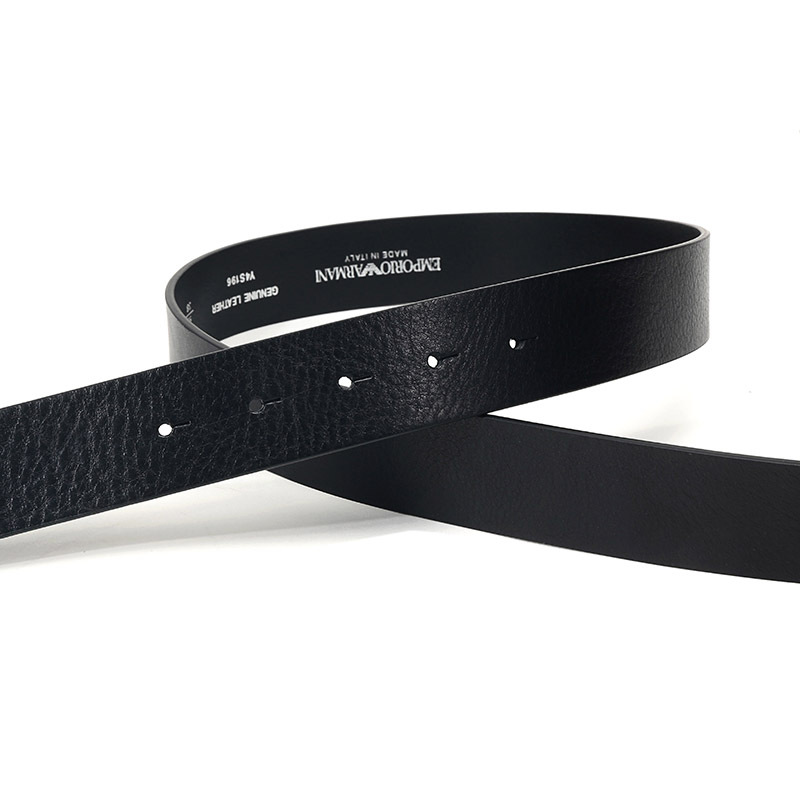 emporioarmani阿玛尼男士牛皮革板扣式仿古做旧皮带腰带y4s196ydc0g