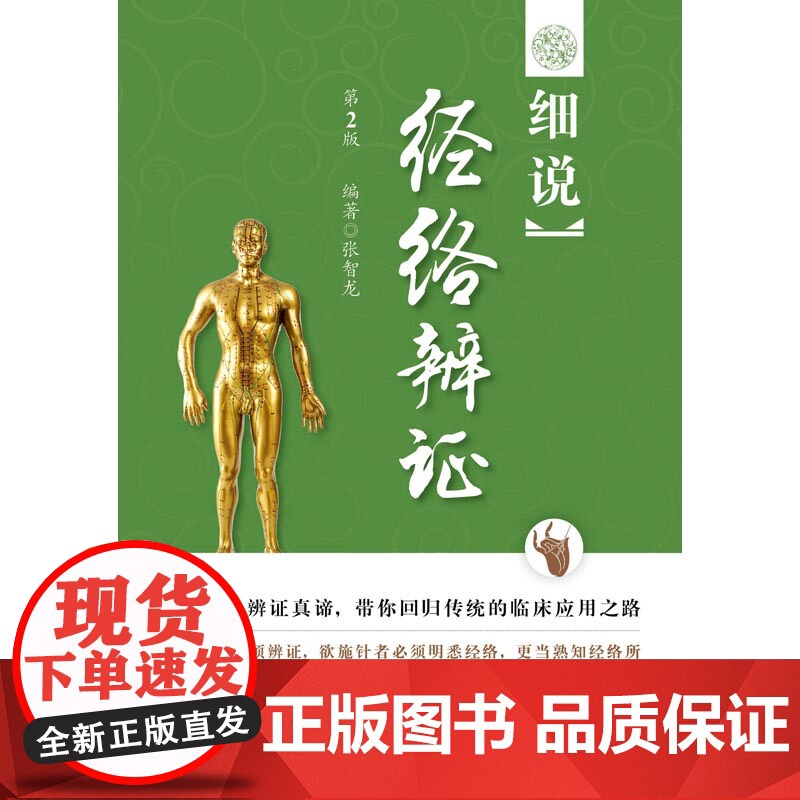 细说经络辨证第2版 中医临床应用 张智龙北京科学技术出版社高清大图