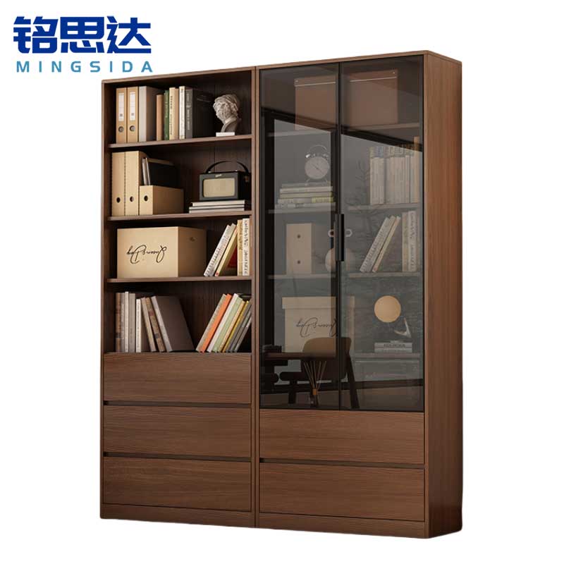 铭思达书柜B款台高清大图
