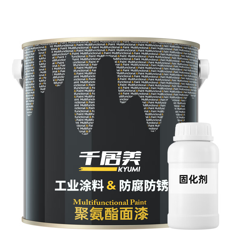 千居美 聚氨酯面漆 防锈漆金属漆防腐漆油漆涂料特种涂料高清大图