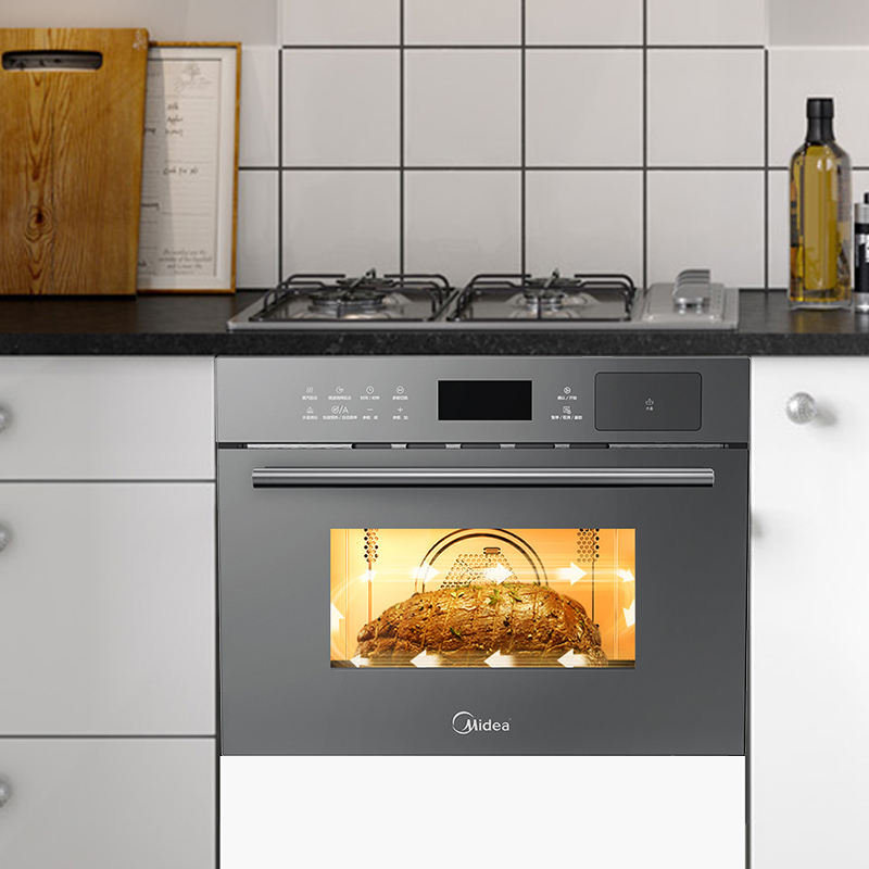 美的(Midea)BG3403嵌入式烤箱微波炉蒸箱三合一多重自净 家用多功能烘焙嵌入式微蒸烤34L R3