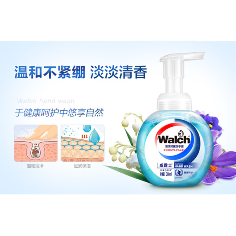 威露士(Walch) /300ml泡沫洗手液健康呵护 单瓶装