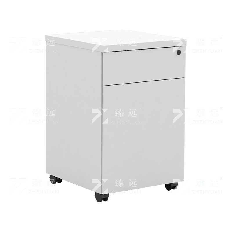 臻远 ZYGW-018活动柜一抽一门矮柜晨曦白