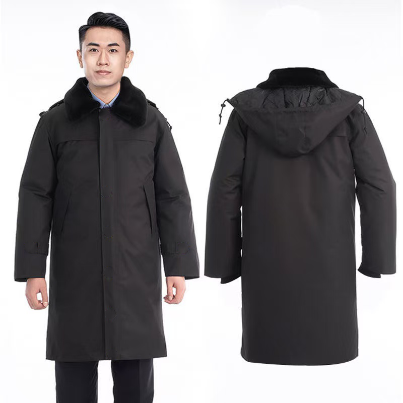 惠铁防寒服防寒大衣棉绒棉大衣印字件高清大图