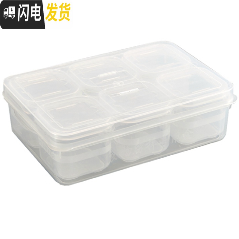 三维工匠多格食品留样盒幼儿园酒店食堂小号透明塑料试吃盒食物收纳盒高清大图