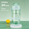 JEKO&JEKO 1800ml塑料水杯SWH-2678 浅绿1800ml【弹跳杯盖】【带吸管】 1800ml