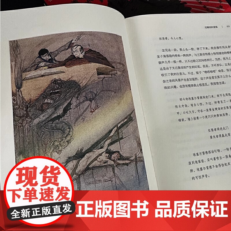 爱伦·坡故事集 插图珍藏版 收录传世插画 精心打磨译本 正版 精选16篇故事 惊悚悬疑推理 短篇小说世界名著外国文学高清大图