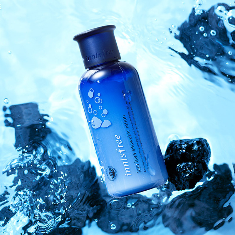 [打造弹润水光肌]Innisfree 悦诗风吟 济州熔岩海水 菁妍保湿 润肤乳 160ml/瓶 快速补水
