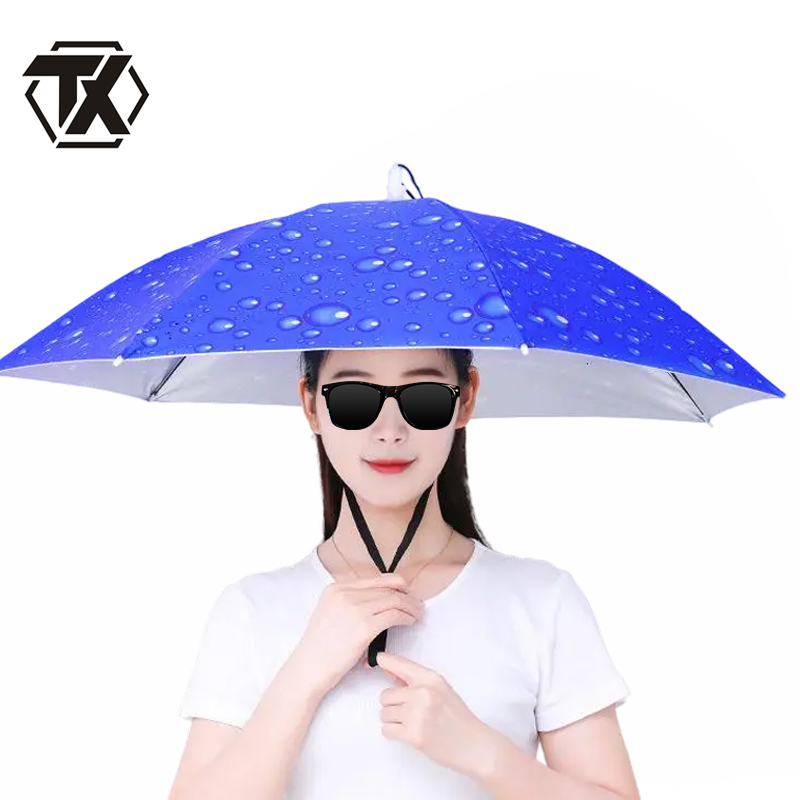 铁迅头戴款雨伞D68 顶高清大图