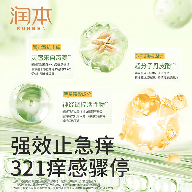 润本舒缓止痒膏20g高清大图