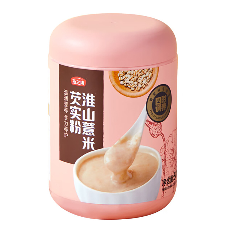 燕之坊淮山薏米芡实粉即食冲饮饱腹代餐粉营养早餐谷物粉500g