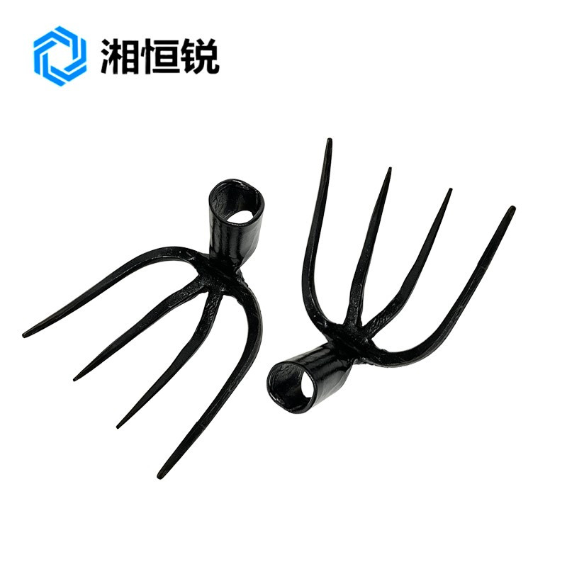 湘恒锐 手工锻造四齿耙 (不带把)20cm 把