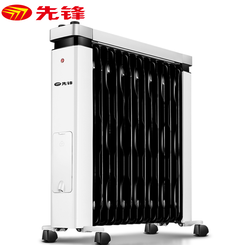 先锋(SINGFUN)取暖器油汀DYT-SS3 家用蜂窝式速热电暖器14片2200W大面积升温 恒温节能电暖气