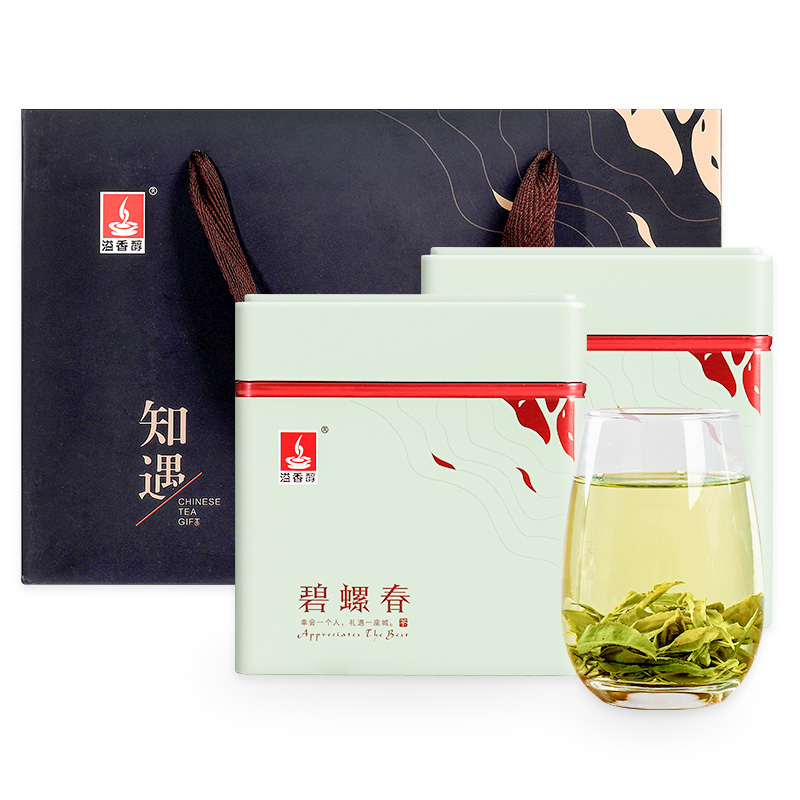 [买1送1]溢香醇碧螺春2020新茶春茶浓香型正宗一级125g/罐