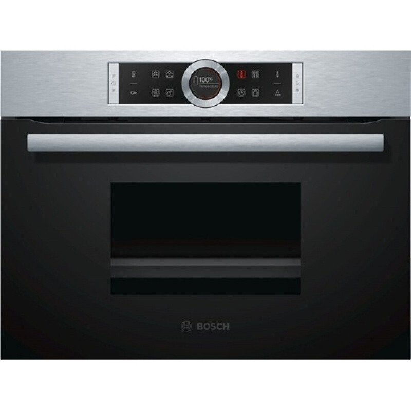 Bosch/博世 CDG634BS3W 法国原装进口 全新智能 触控环 嵌入式蒸箱家用蒸箱大容量38L 全黑