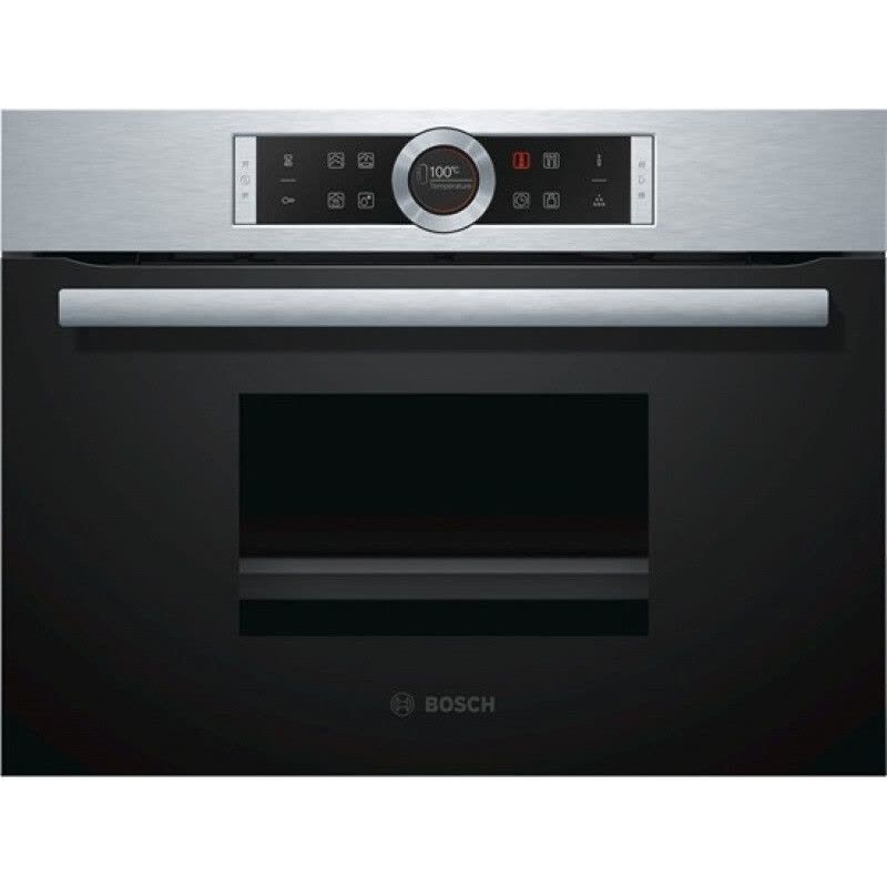 Bosch/博世 CDG634BS3W 法国原装进口 全新智能 触控环 嵌入式蒸箱家用蒸箱大容量38L 全黑图片