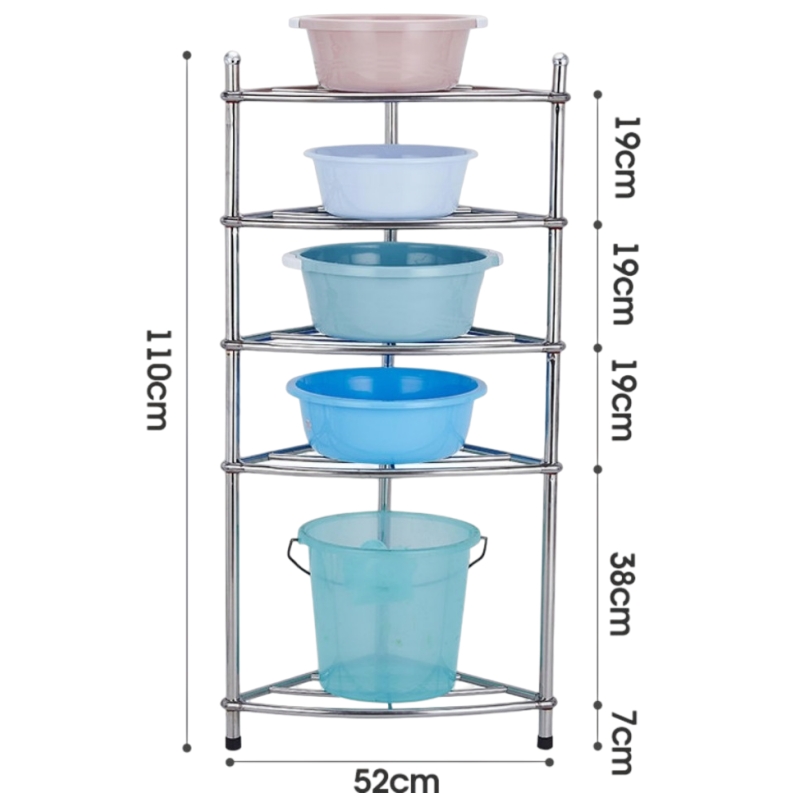 豫汉迎不锈钢脸盆架 脸盆架五层加高个 多规格