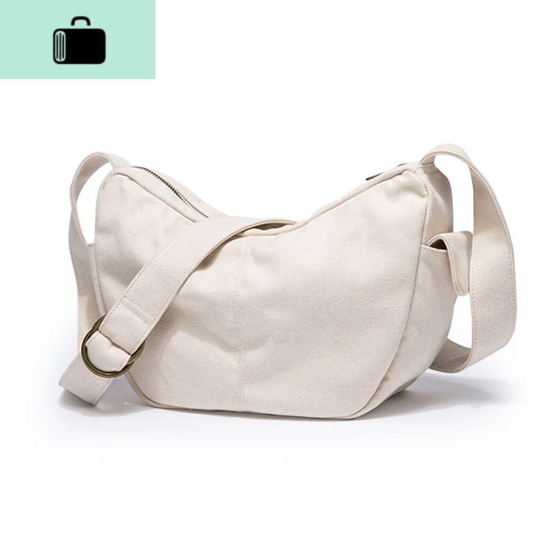 学生帆布包包春夏新款潮简约斜挎包女百搭ins文艺帆布包newlake女斜