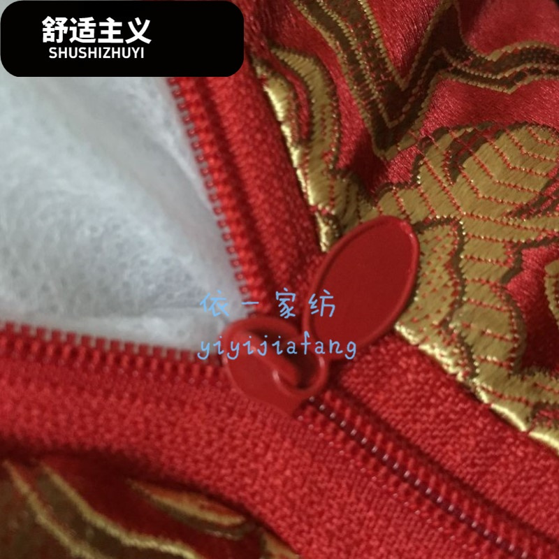 中式抱枕靠垫高档红木沙福字靠枕茶椅垫汽车护腰枕办公室靠背套