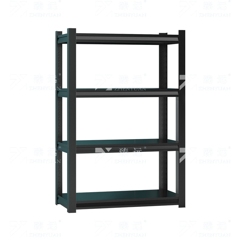 臻远ZY-ZWJ81 置物架落地收纳架仓库货架杂物整理架多层展示架铁架高清大图