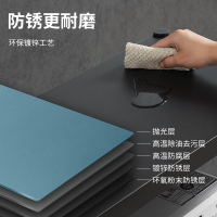炊大皇 厨房四层黑石置物架2020新款微波炉架子落地架厨房用品储物架4层收纳架H500 160cm