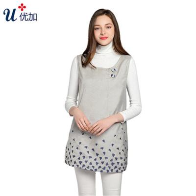 优加防辐射服孕妇装正品时尚防辐射衣服四季银纤维防辐射孕妇裙夏YJ1514