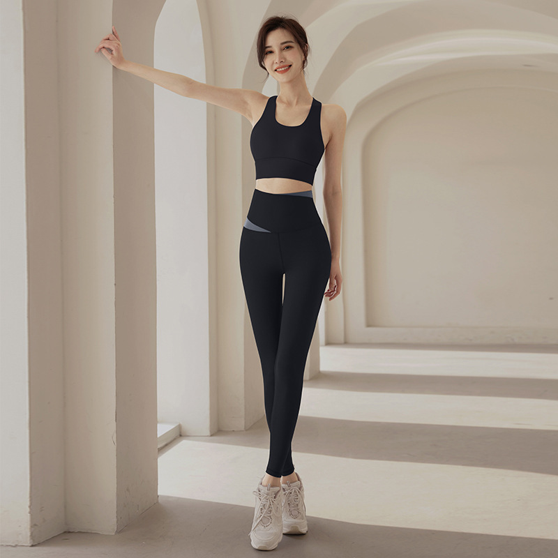 佑游瑜伽裤瑜伽服套装女健身房跑步运动专业夏季遮肉晨跑性感两件健身