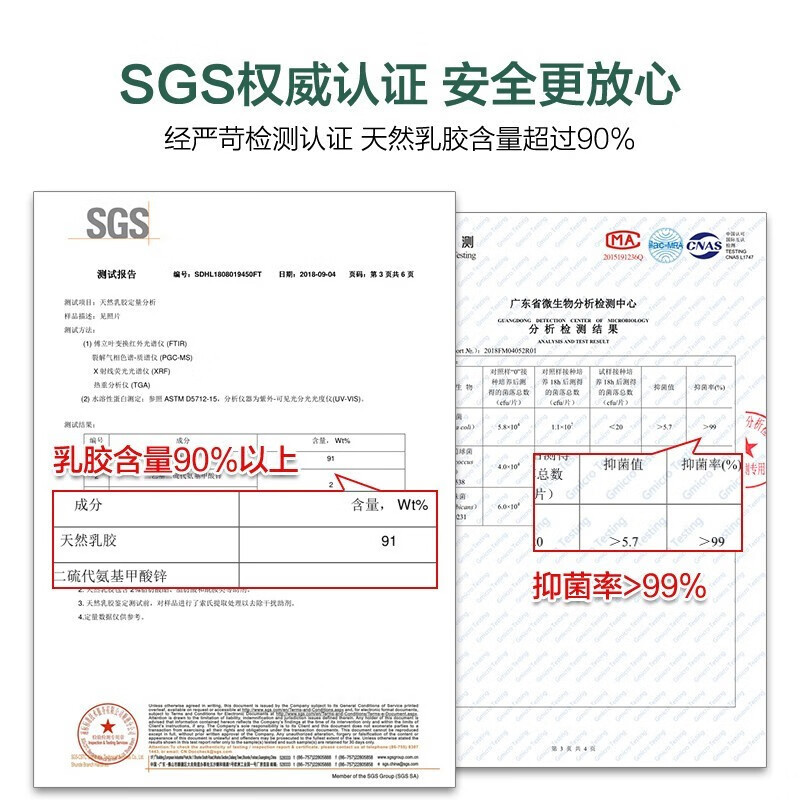 慕思(DeRUCCI)[苏菲娜]颈椎枕芯悦系列 高低枕单人家用酒店脊椎枕头 曲线枕
