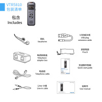 飞利浦(PHILIPS)VTR5810/8GB 录音笔专业高清学生降噪录音器声控定时远距超长待机插卡录音笔小型商务