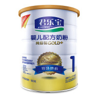 君乐宝(JUNLEBAO)纯金装婴儿配方奶粉1段(0-6个月适用)900g听装