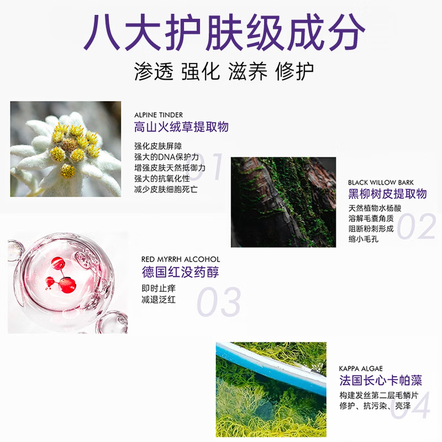 CLINSIS N.0头皮深层净化洗发水300mL 清洁控油活性补水洗头膏露高清大图