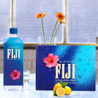 FIJI 斐济 天然矿泉水 1L*12瓶/箱装 优质水源地 天然弱碱水 进口矿泉水 饮料 斐济进口