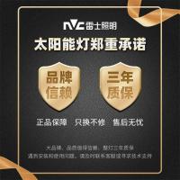 雷士照明NVC 太阳能灯遥控光控户外室外别墅投光庭院灯新农村高杆路灯超亮道路照明防水家用led工程路灯具室外灯饰