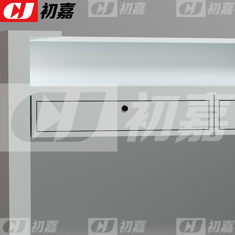 初嘉(CJ) 前台接待台收银台公司接待台迎宾台服务台转角吧台1200*600*1050