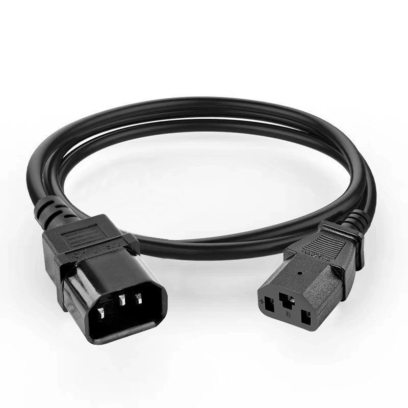 电瓶车充电器电源延长线高楼室外防雨水充电器输出线品字通用1米长1条