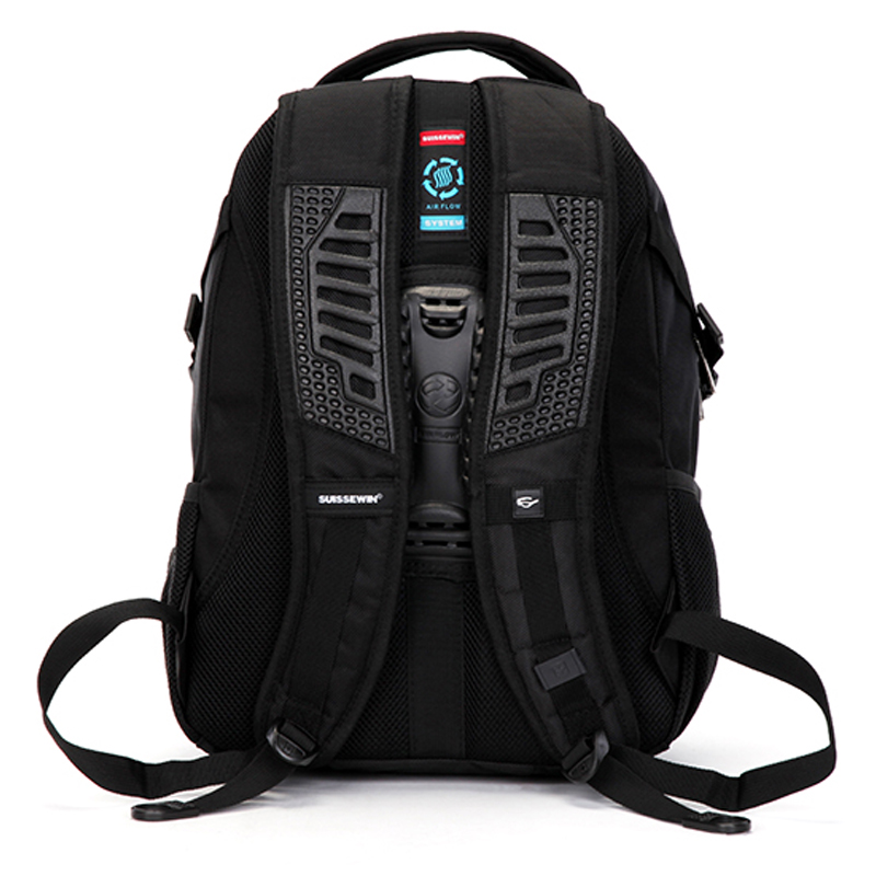 SUISSEWIN瑞士新款时尚商务休闲潮流多功能双肩包SN9510高清大图