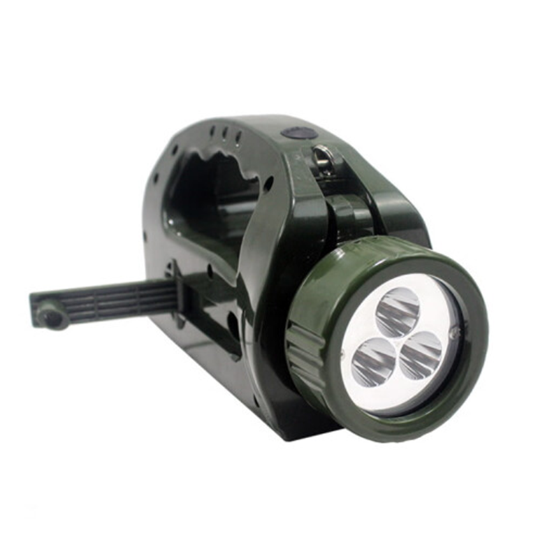 鸿灵睿芯 DT08F 手摇充电巡检强光灯(计价单位:盏)深绿色高清大图