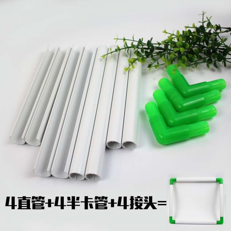 美帮汇十字绣方形架子固定绣架绣花撑子夹式绣绷框塑料绣框刺绣用的工具高清大图