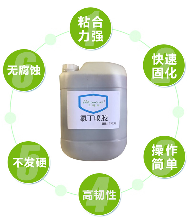 三道禾氯丁喷胶25公斤/桶 桶高清大图