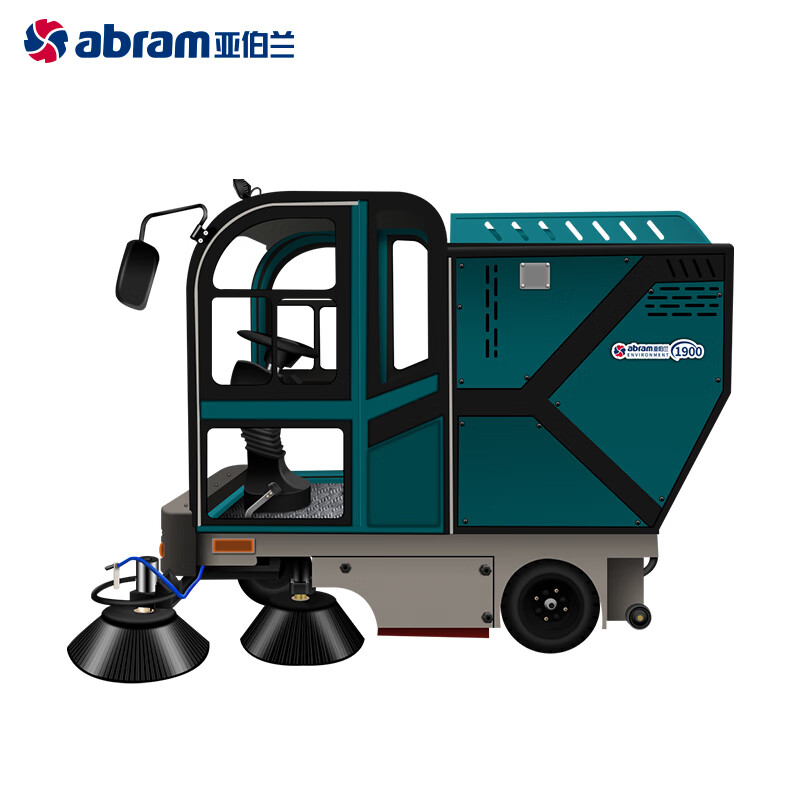 亚伯兰(abram)YBL-1900全封闭驾驶式扫地车 道路扫地市政环卫道路清扫 工厂商用高清大图