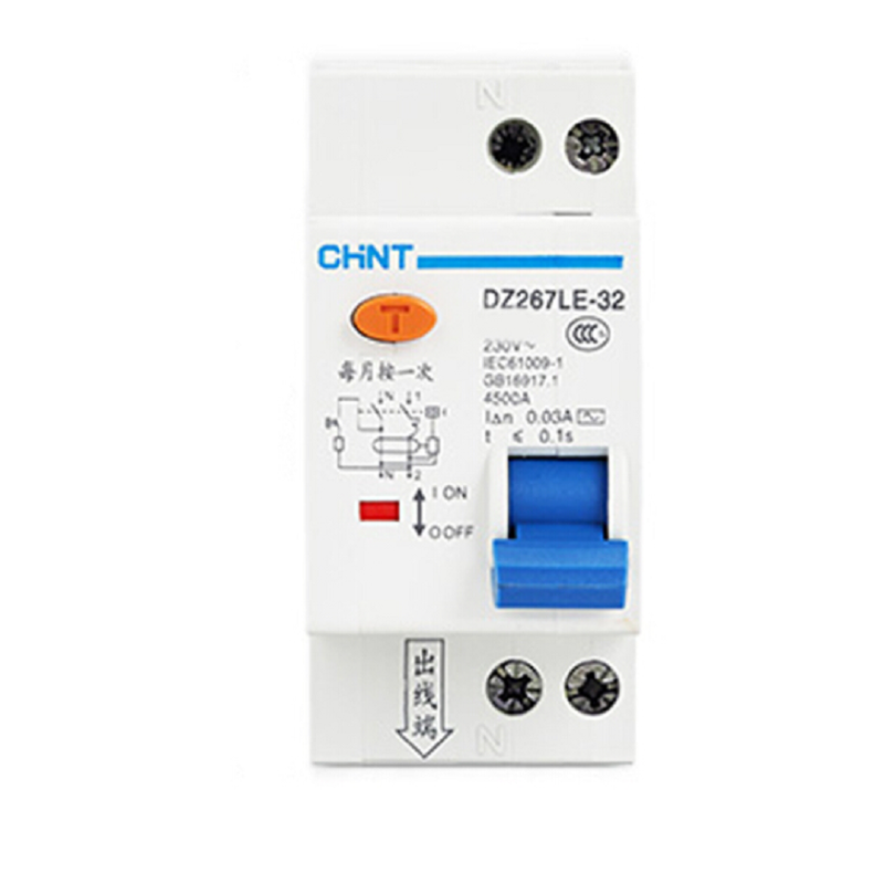 正泰(CHNT) DZ267LE-32 1P+N C20 漏电断路器单个装-(个)