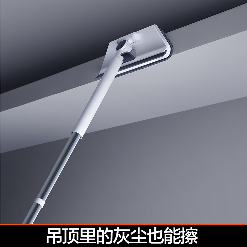 大卫P2三角平板拖把约24cm杆长123cm2布P2可折叠三角擦仿人工手擦高清大图