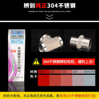 深塑直通管接头20*4双外牙直接不锈钢 单位:1个