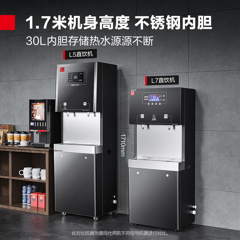 德玛仕(DEMASHI) 商用净水器饮水机SRZ-30/SRZ-2L-L5 一开一净 220V高清大图