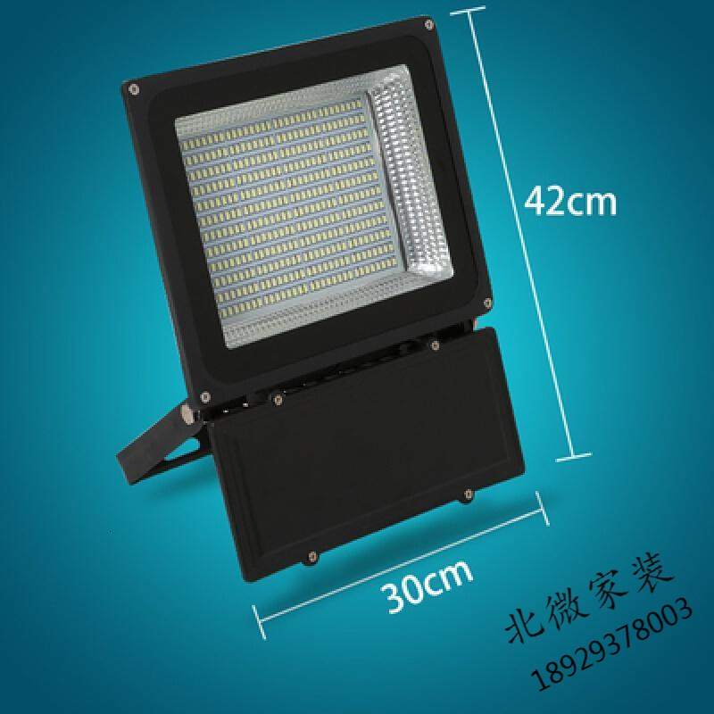 led投光灯户外防水广告投射灯1000W远程强光工程工地照明灯探照灯