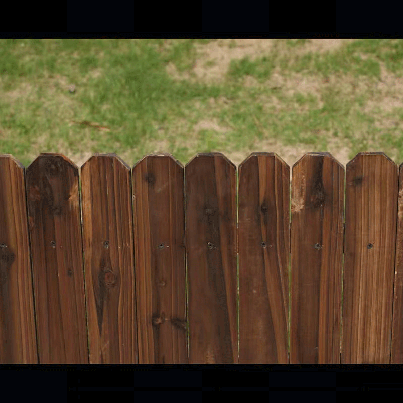 鑫睿辉 防腐木栅栏 咖色1000*400mm 米高清大图