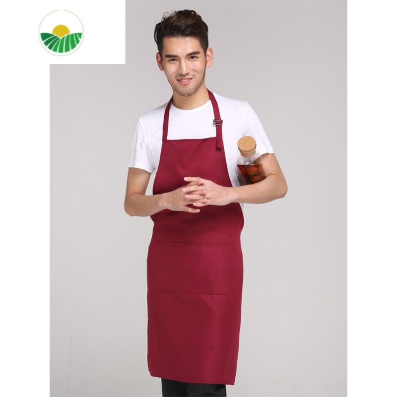 三维工匠男士围裙家用厨房做饭围兜厨师食堂上班商用工作服布围腰定制