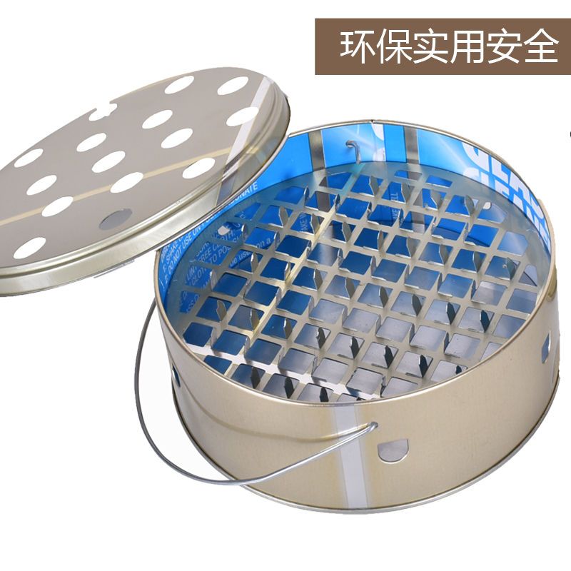[安全防火]创意蚊香盒带盖防火家用接灰盘檀香炉支架室内支架子 实用款[颜色随机]1个